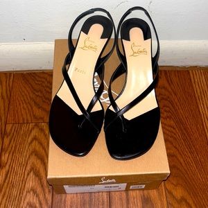 CHRISTIAN LOUBOUTIN SANDAL HEELS